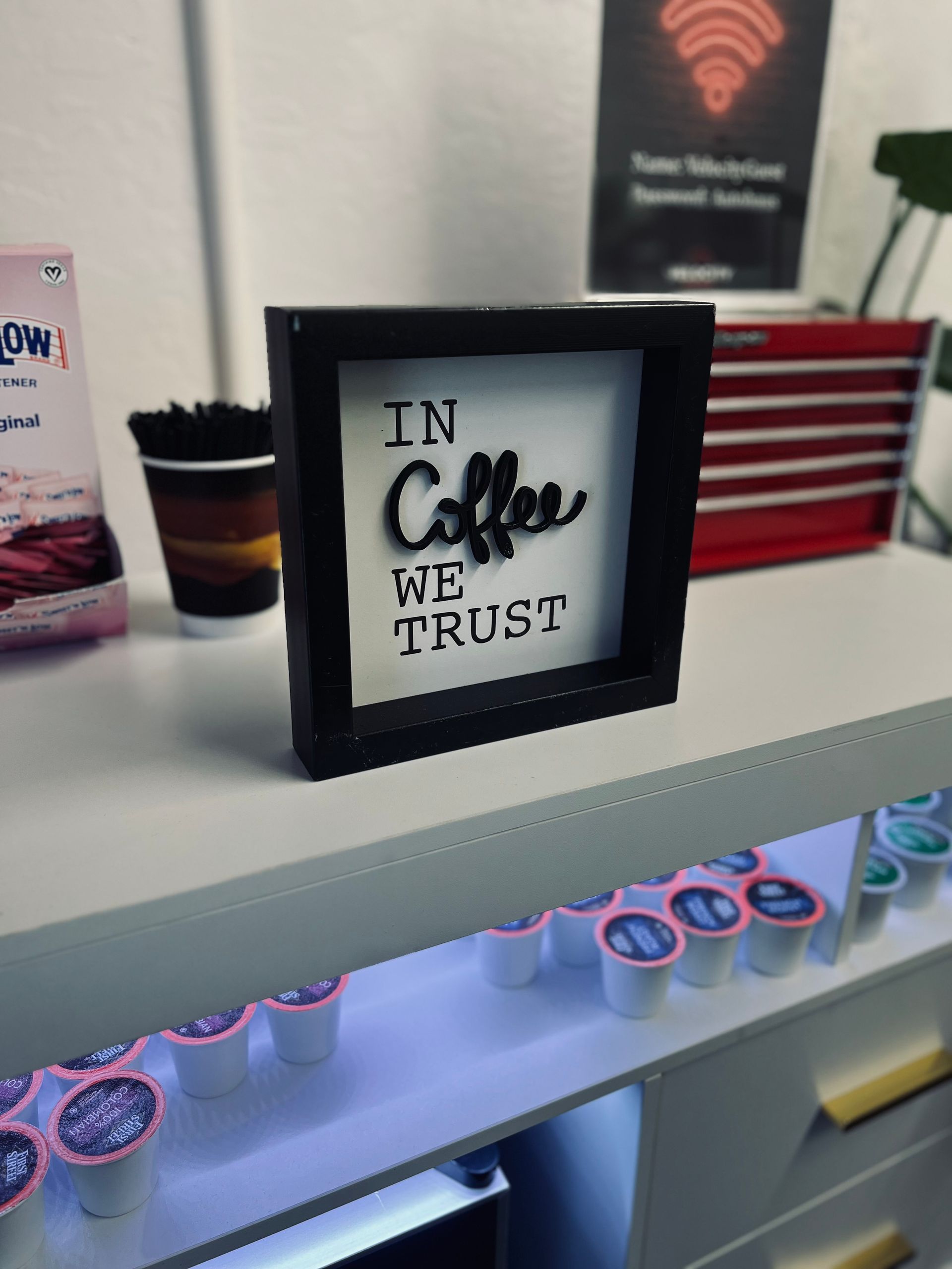 Complimentary Coffee and Water