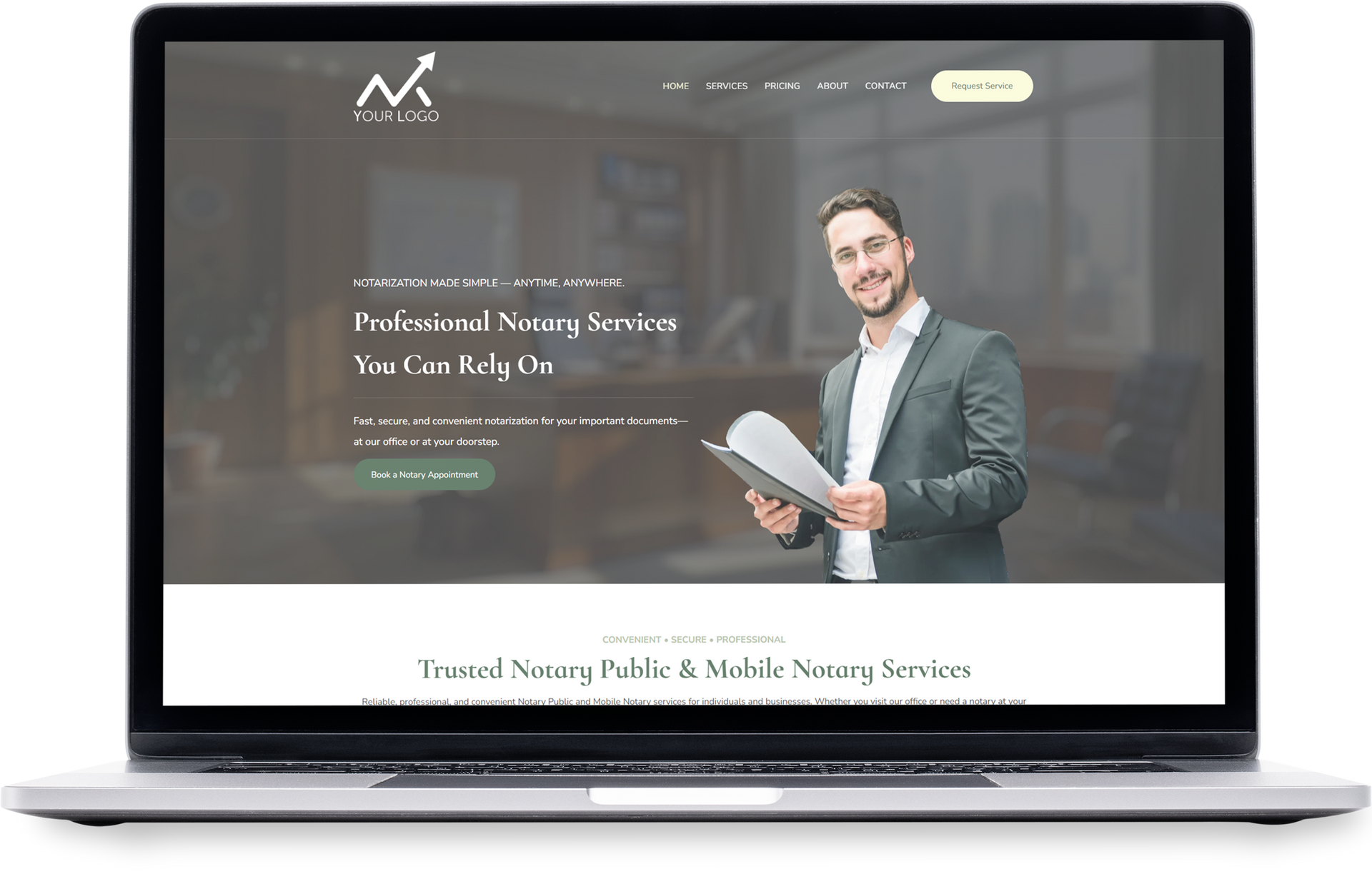 Business Templates -Process Server -Mighty Websites