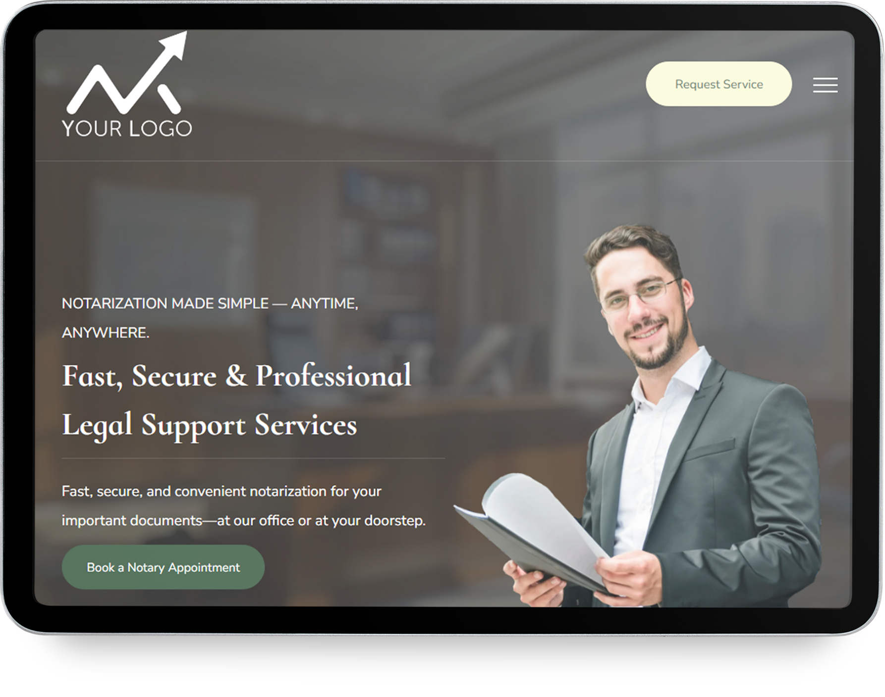 Business Templates -Process Server -Mighty Websites