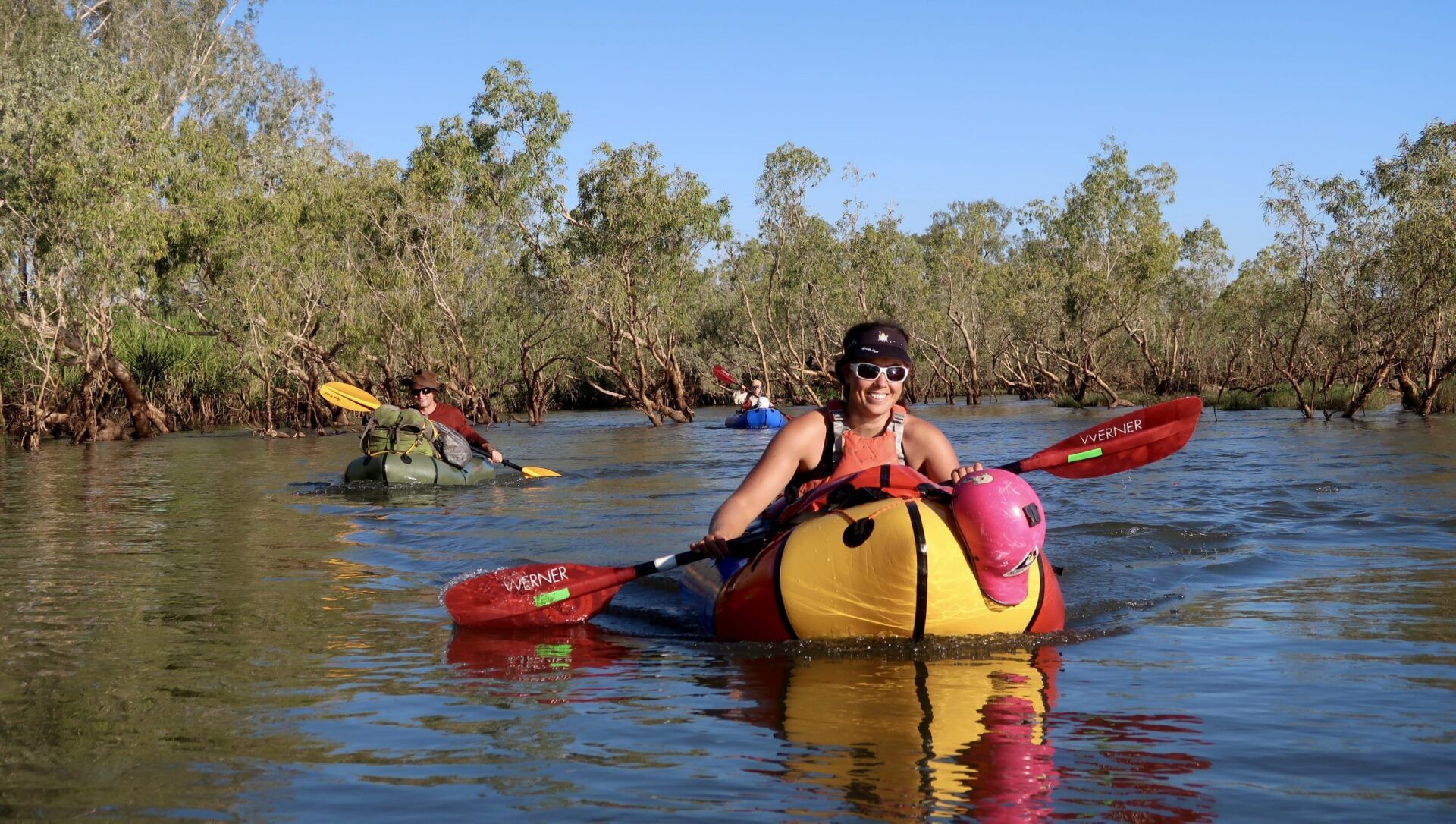 Drysdale River National park, Kimberley, paddling the river