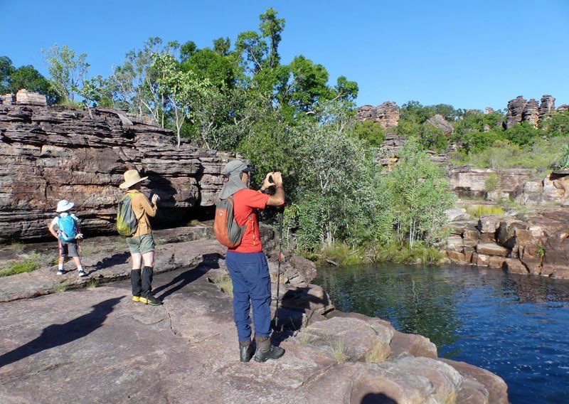 Photographing Baroalba Creek, Kakadu