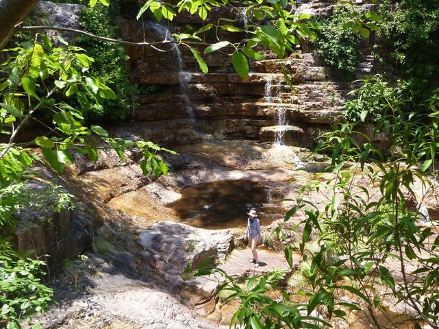 Graveside/Bilkbilkmi Kakadu, middle level central falls, Mindfulness hike
