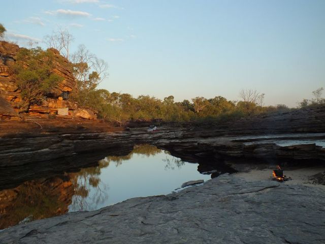 Kakadu, Jim Jim Creek campsite on Willis's Walkabouts hike