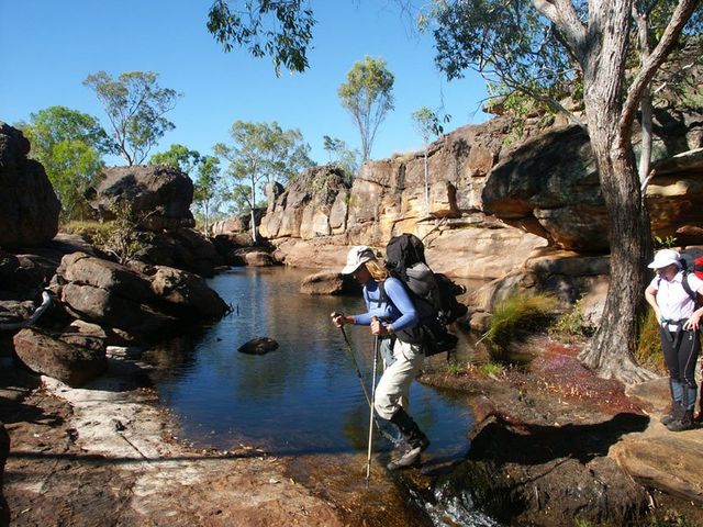 Kakadu, upper Jim Jim Creek, 3 week trekking expedition