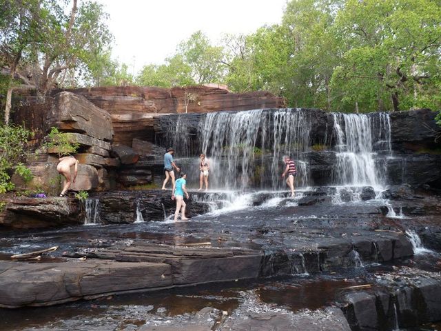 Kakadu, Anbadgoran rainforest gorge falls, bushwalk