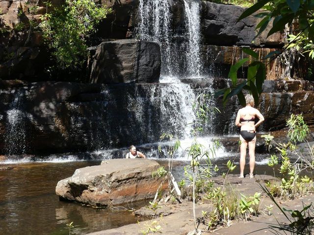 Jarrangbarnmi/Koolpin Gorge, bushwalking campsite, sunset