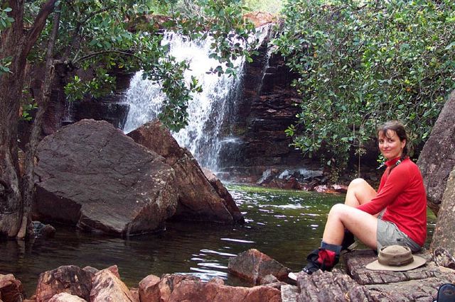 Baroalba Creek, Kakadu
Wet season waterfall above Gubara