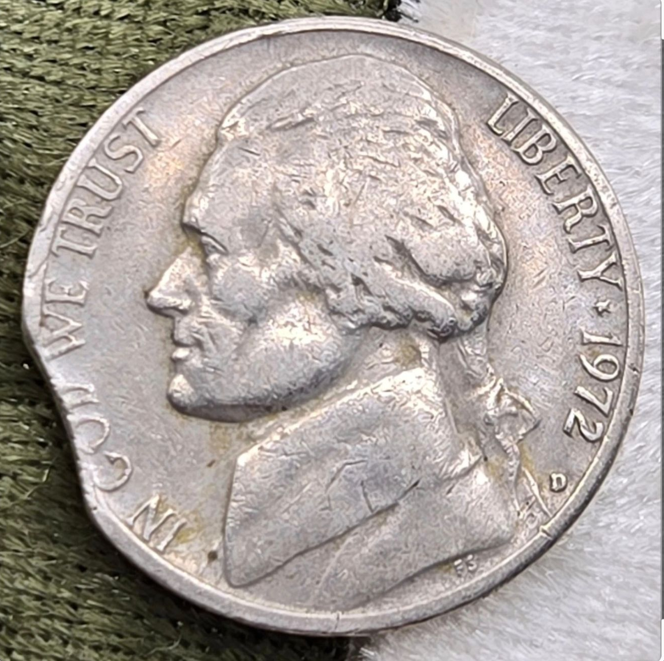 1972-D Jefferson Nickel