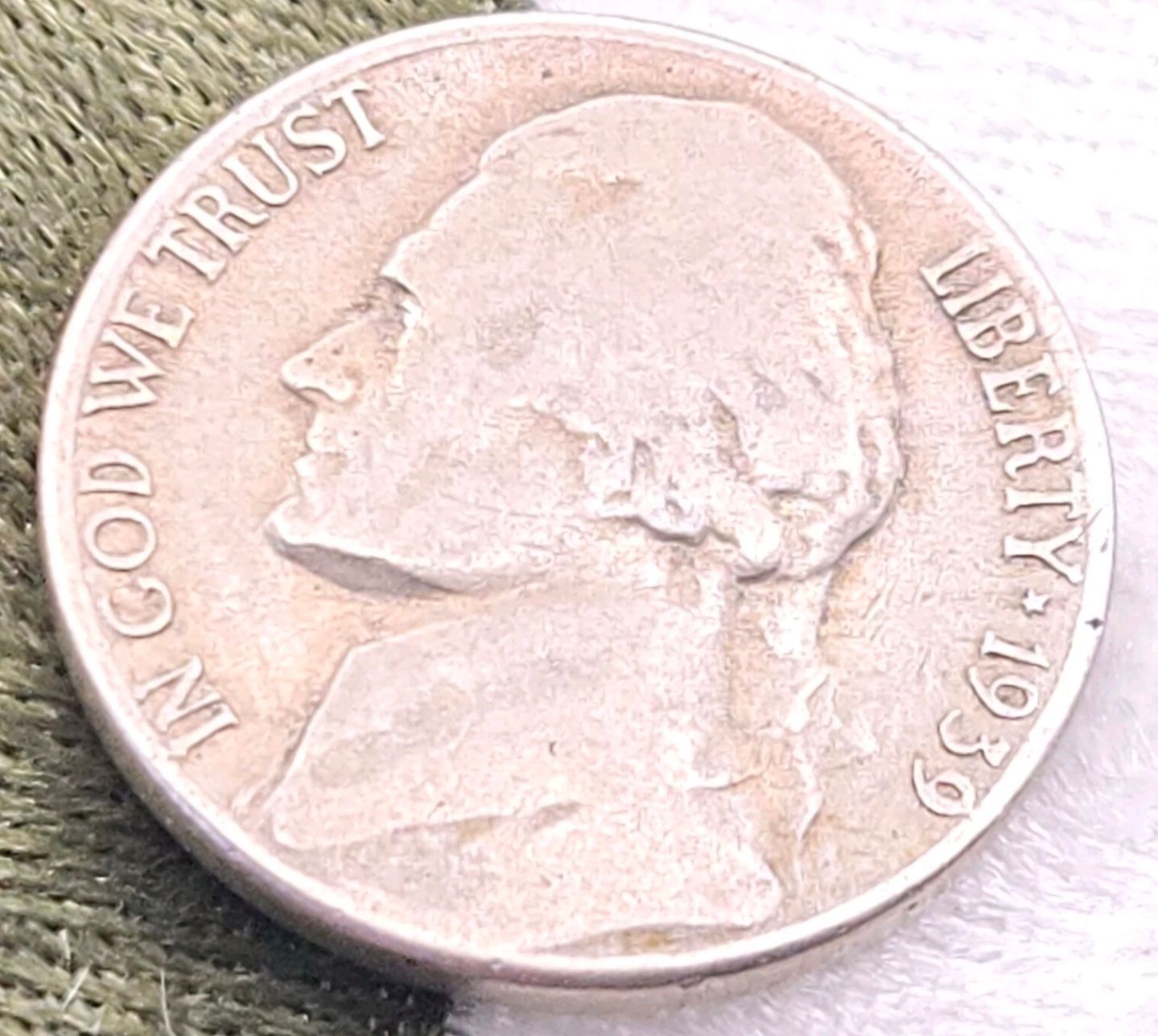 1939-S Jefferson nickel