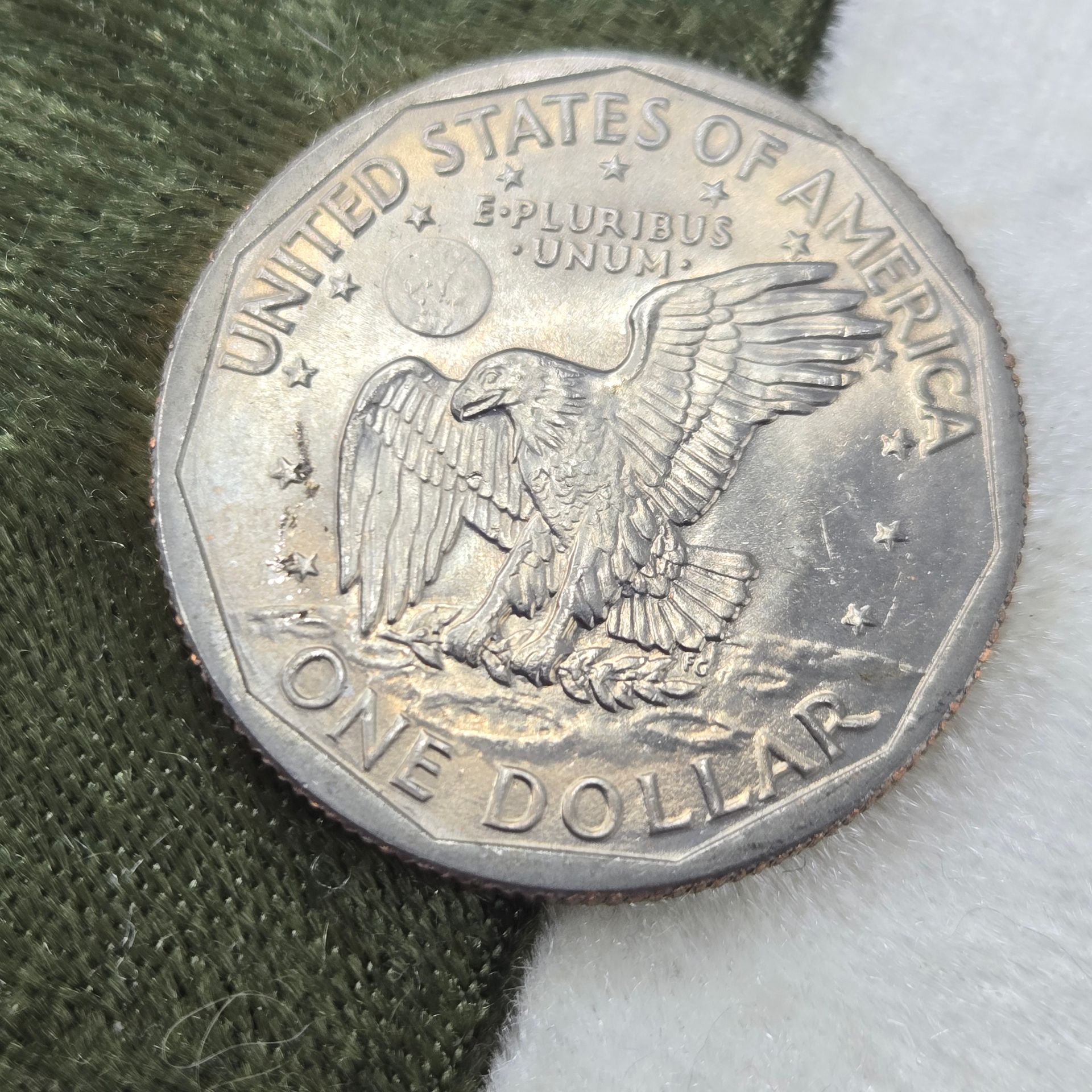 1979-S Susan B. Anthony dollar Error