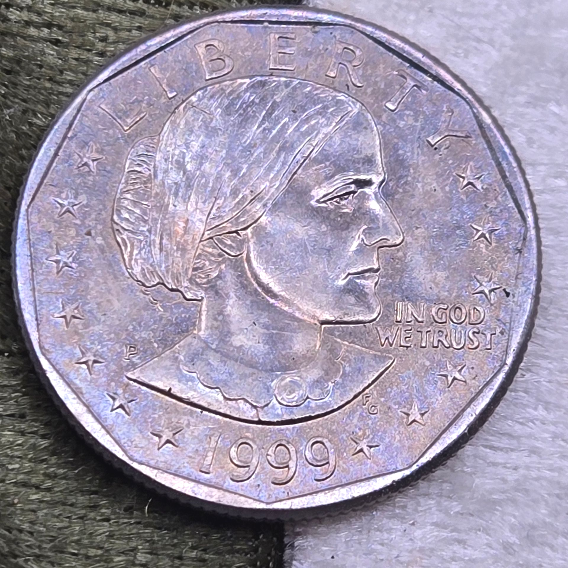 1999-P Susan B. Anthony