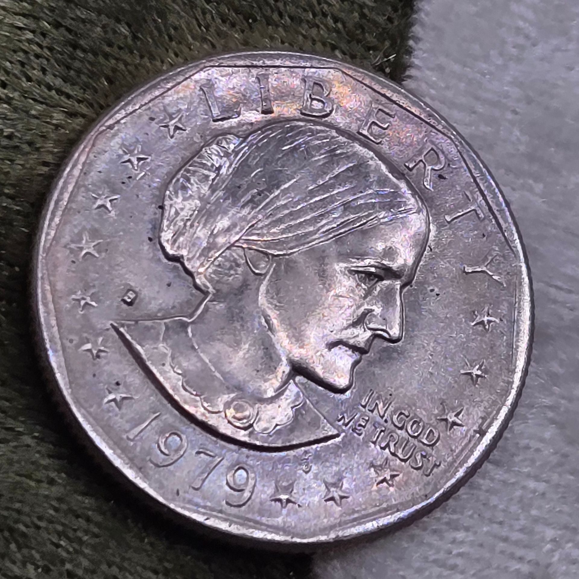 1979-S Susan B. Anthony dollar