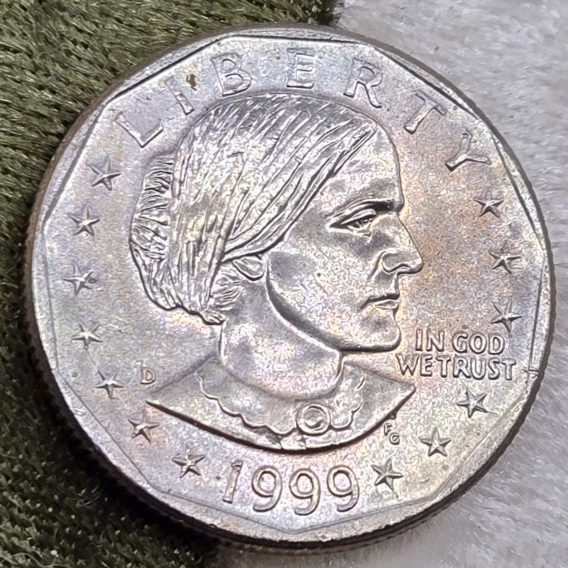 1999-D Susan B. Anthony dollar