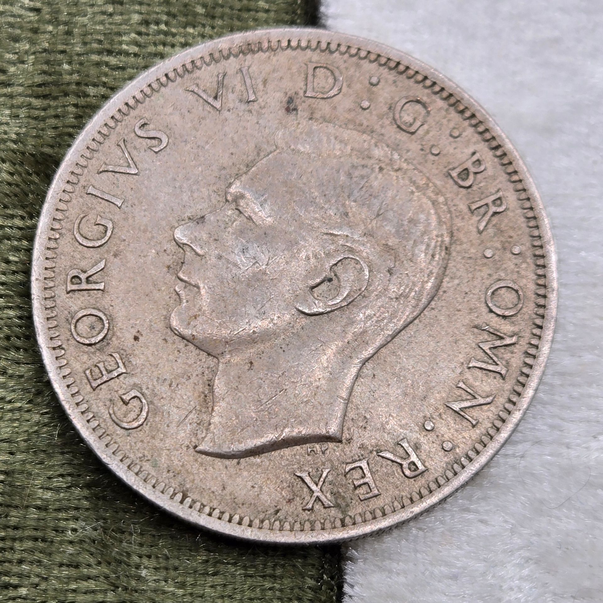 1950 Half Crown, United Kingdom