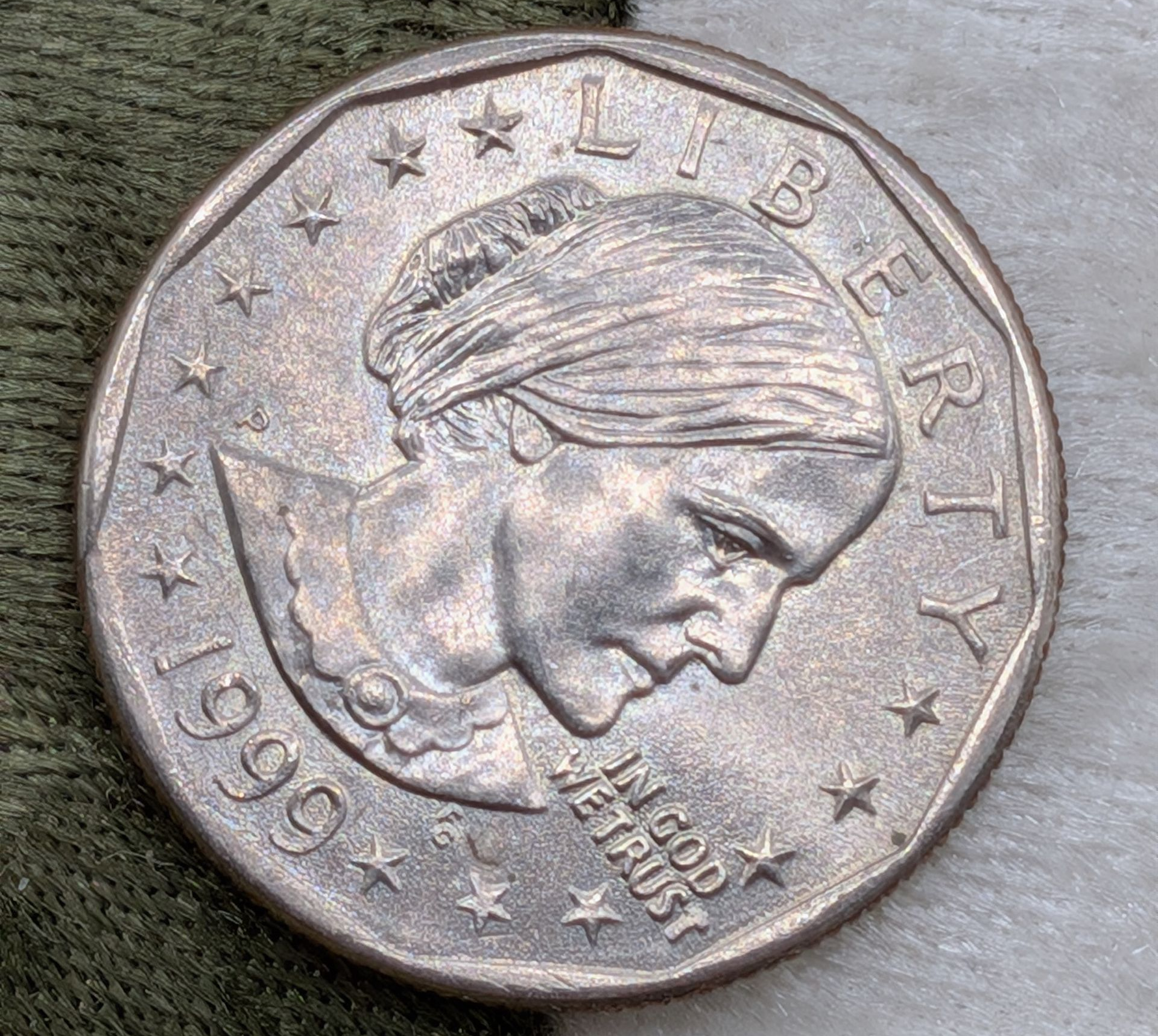 1999-P Susan B. Anthony