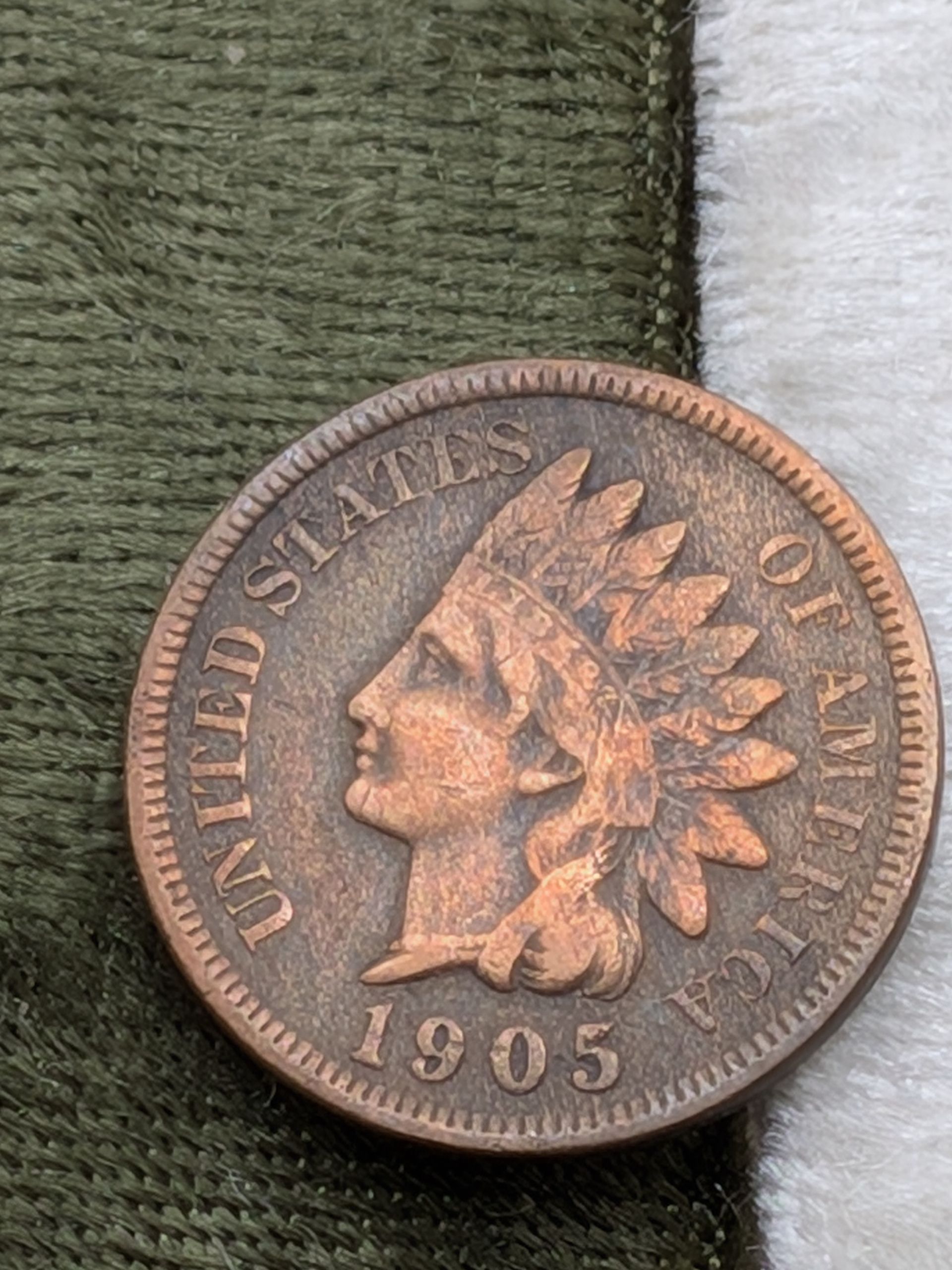 1905 Indian Head cent
