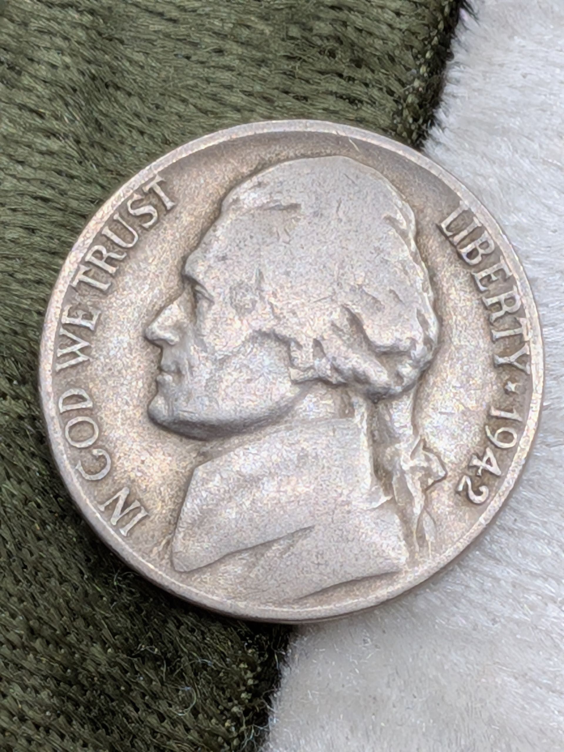 1942-D Jefferson nickel