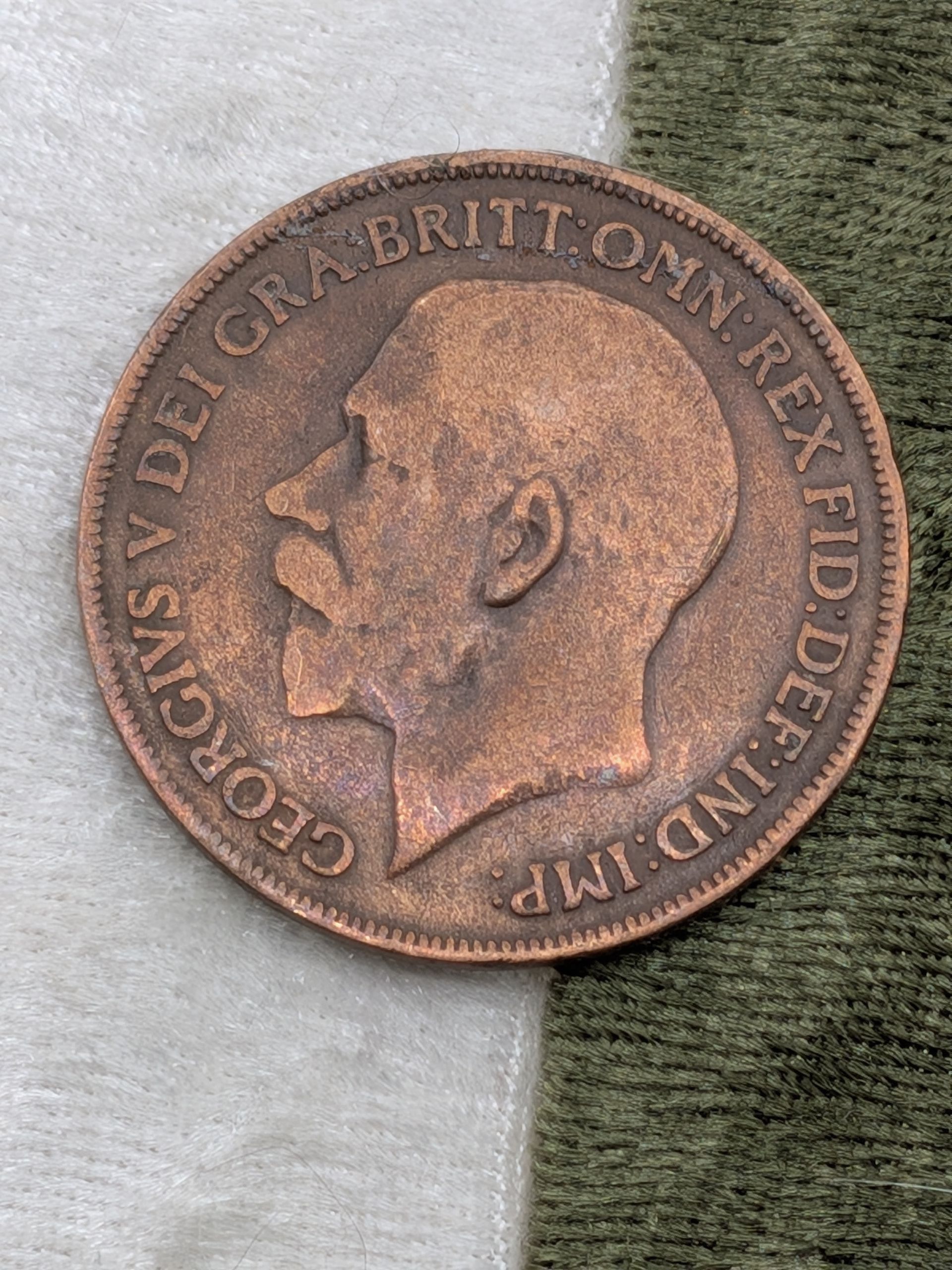 1916 Great Britain One Penny