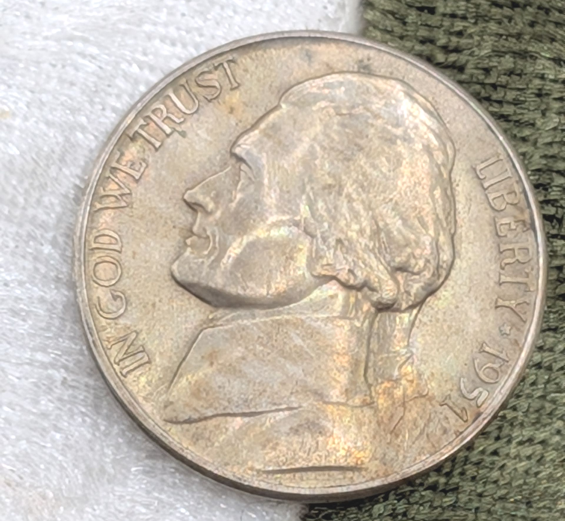 1951-S Jefferson Nickel