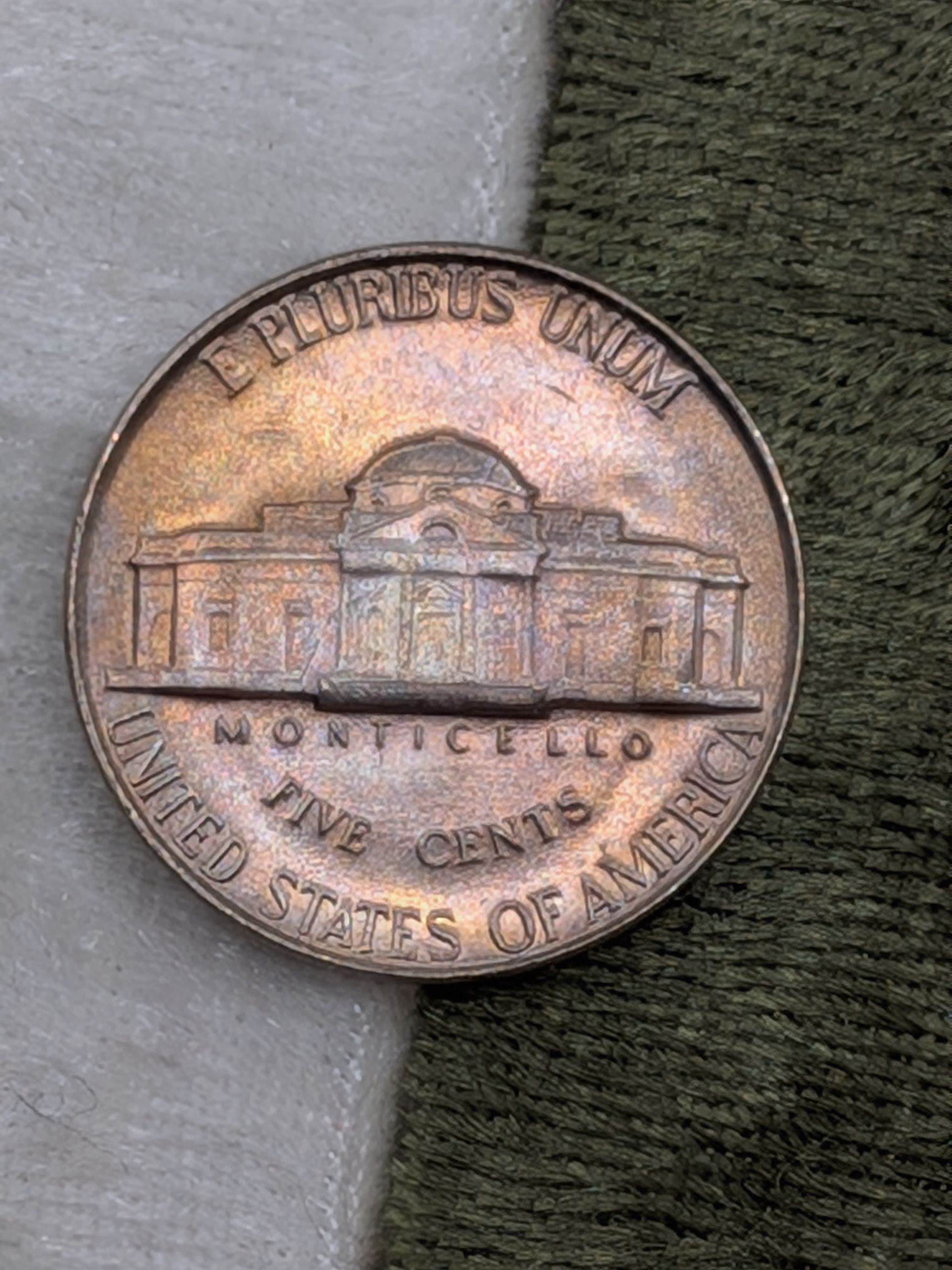 1954 Jefferson nickel