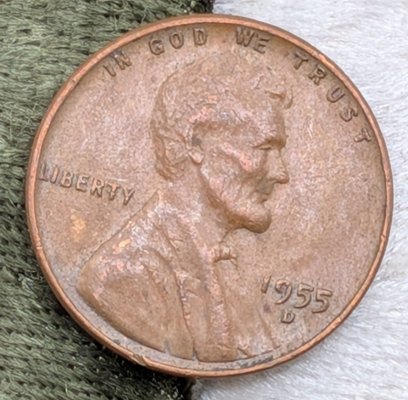 1955-D Lincoln Wheat cent