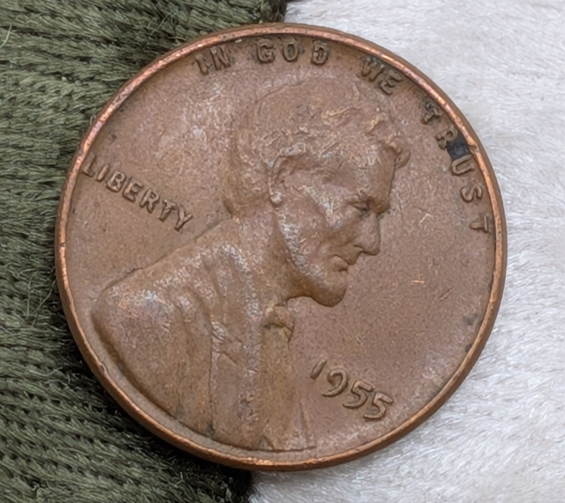 1955 Lincoln Wheat cent