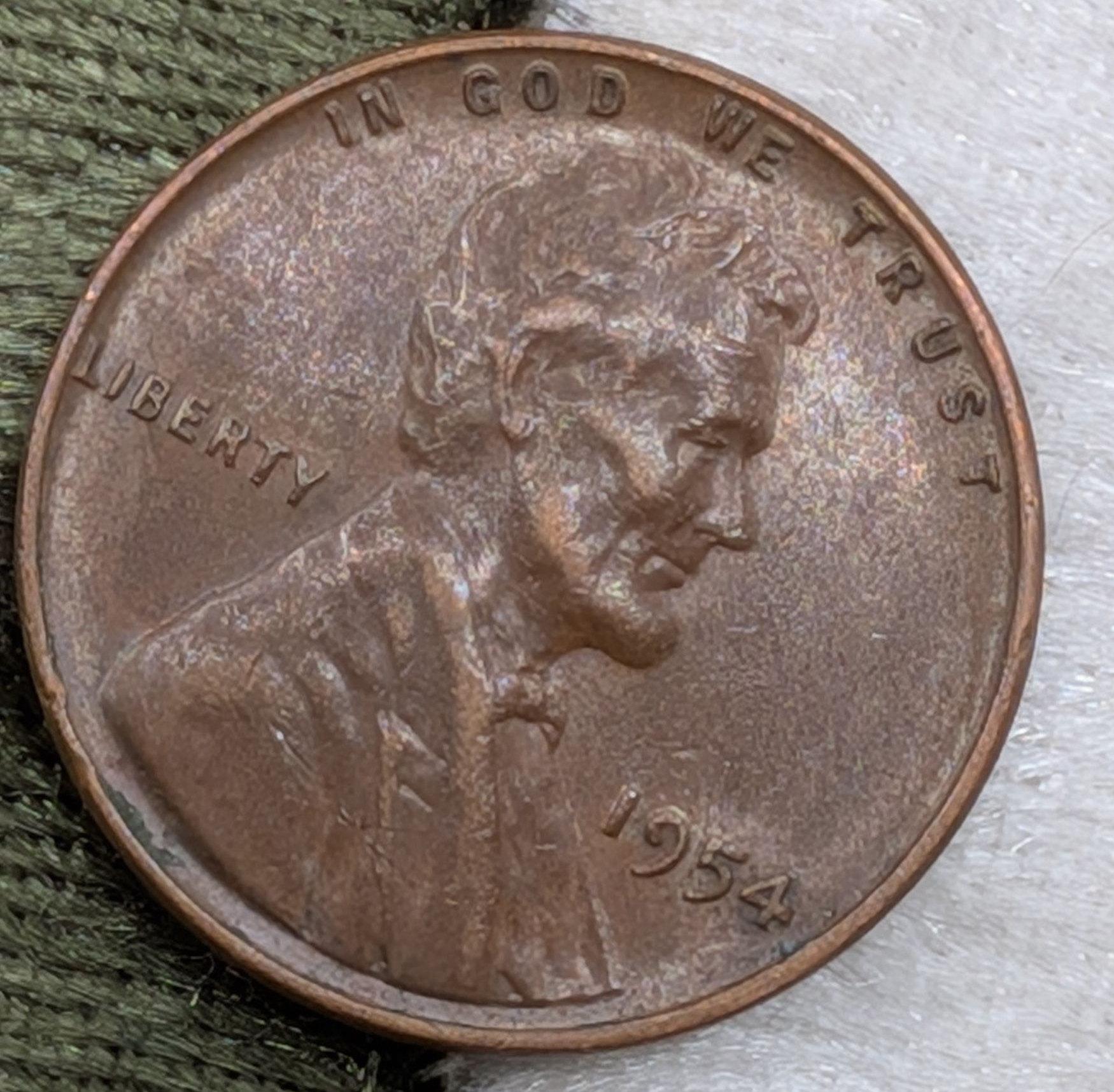 1954 Lincoln Wheat cent