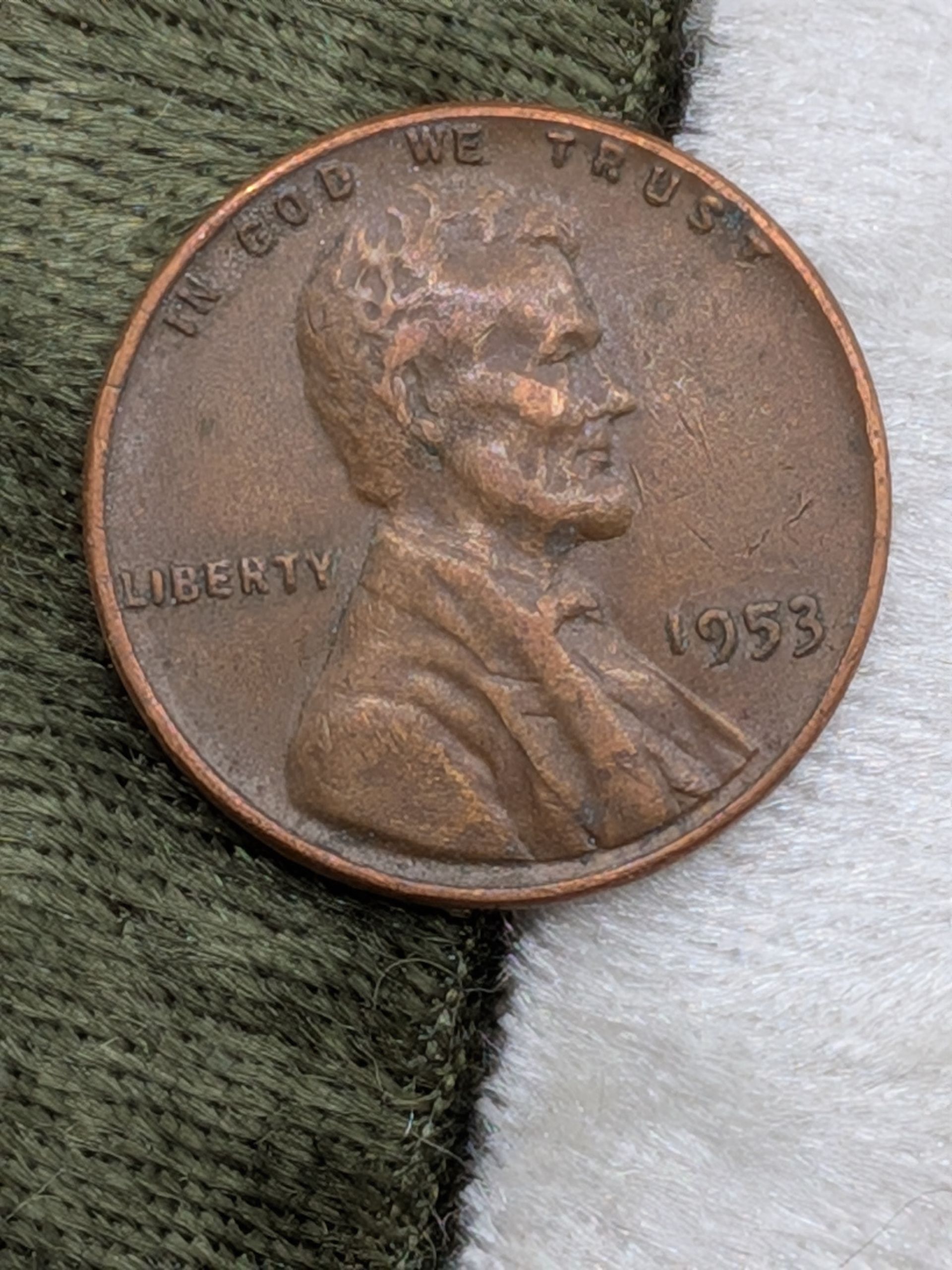 1953 Lincoln Wheat cent