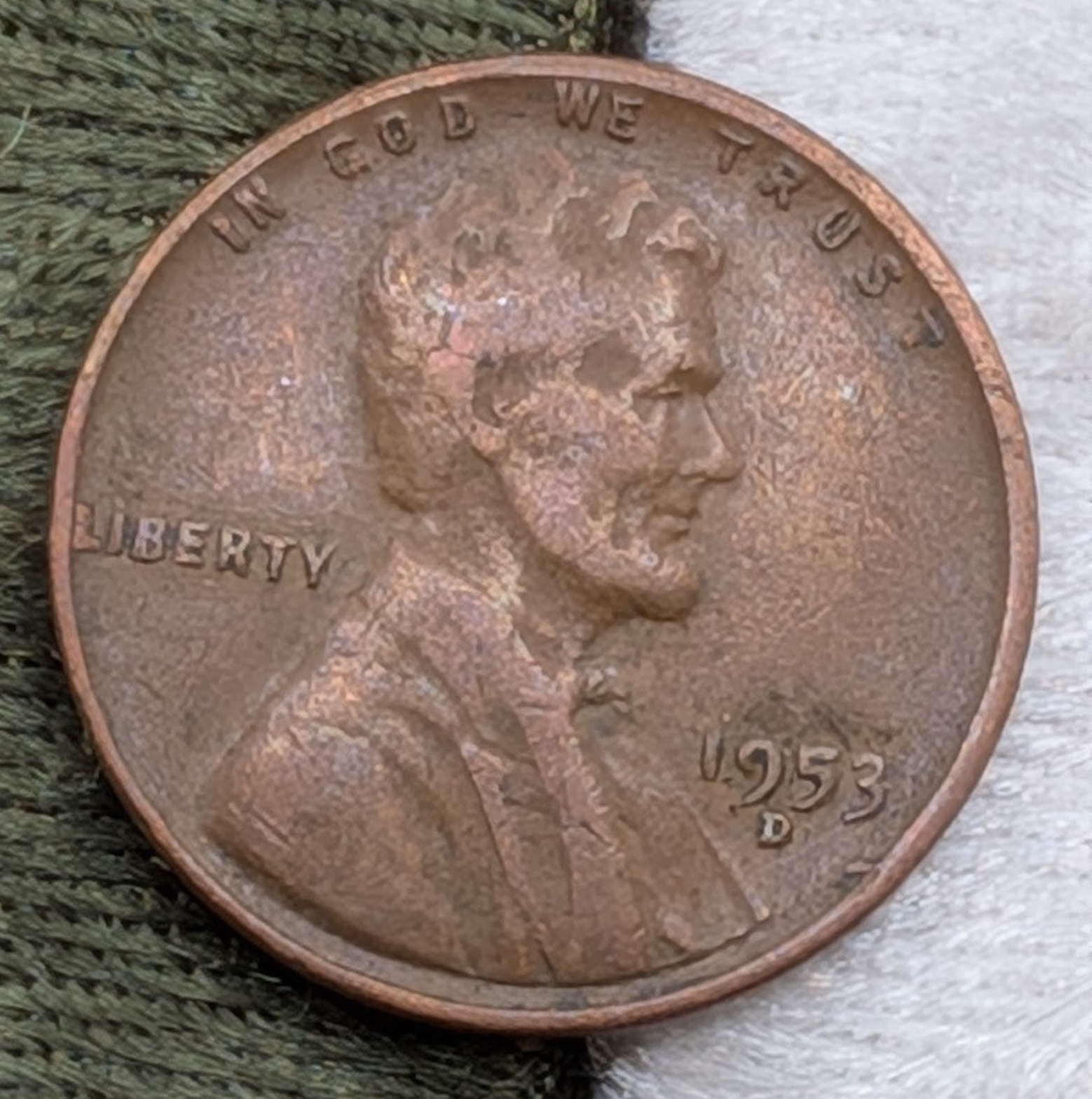 1953-D Lincoln Wheat cent