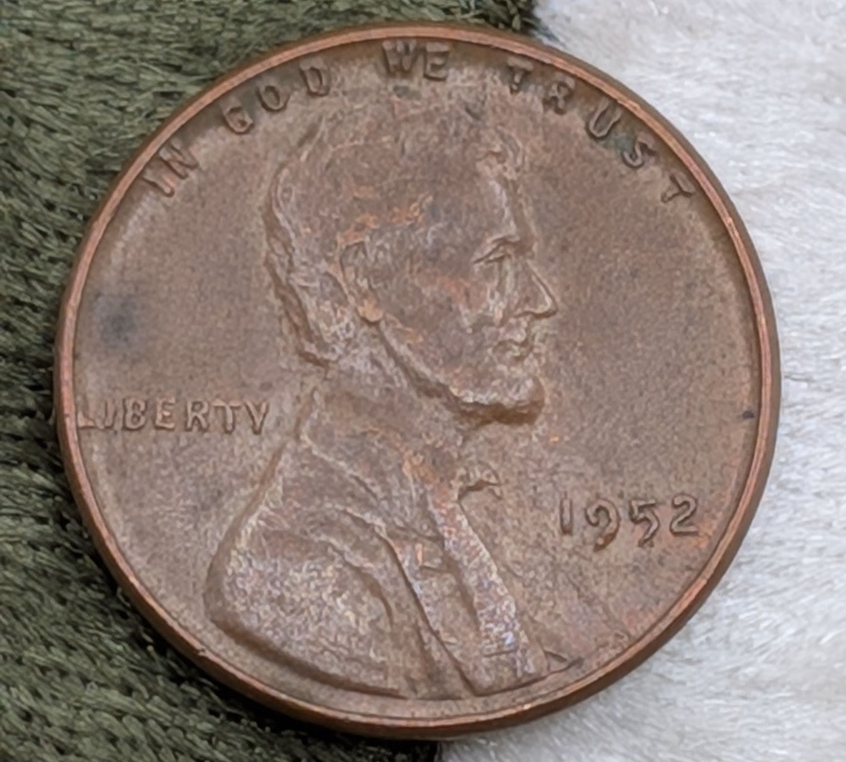 1952 Lincoln Wheat cent