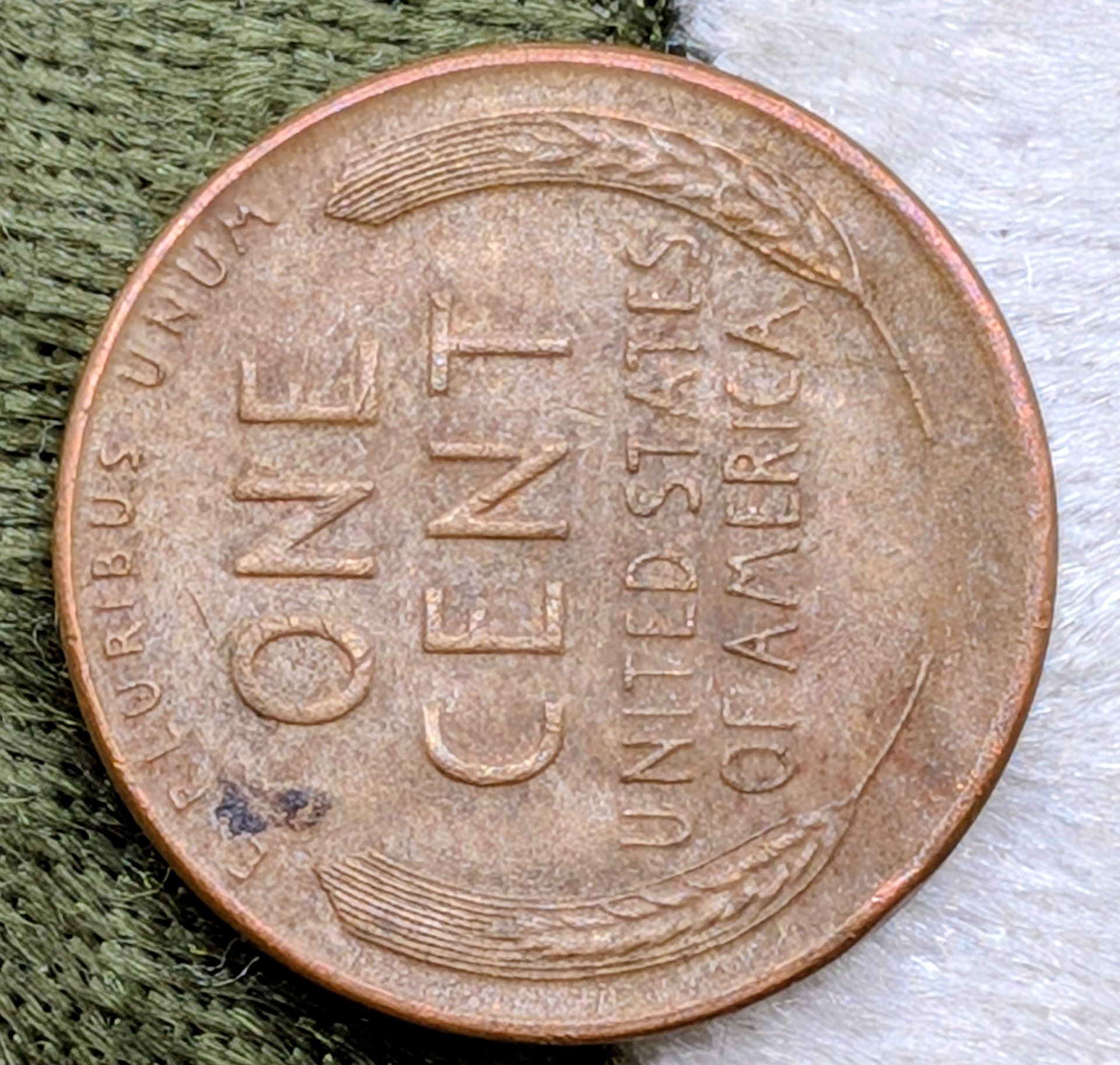 1950-S Lincoln Wheat cent
