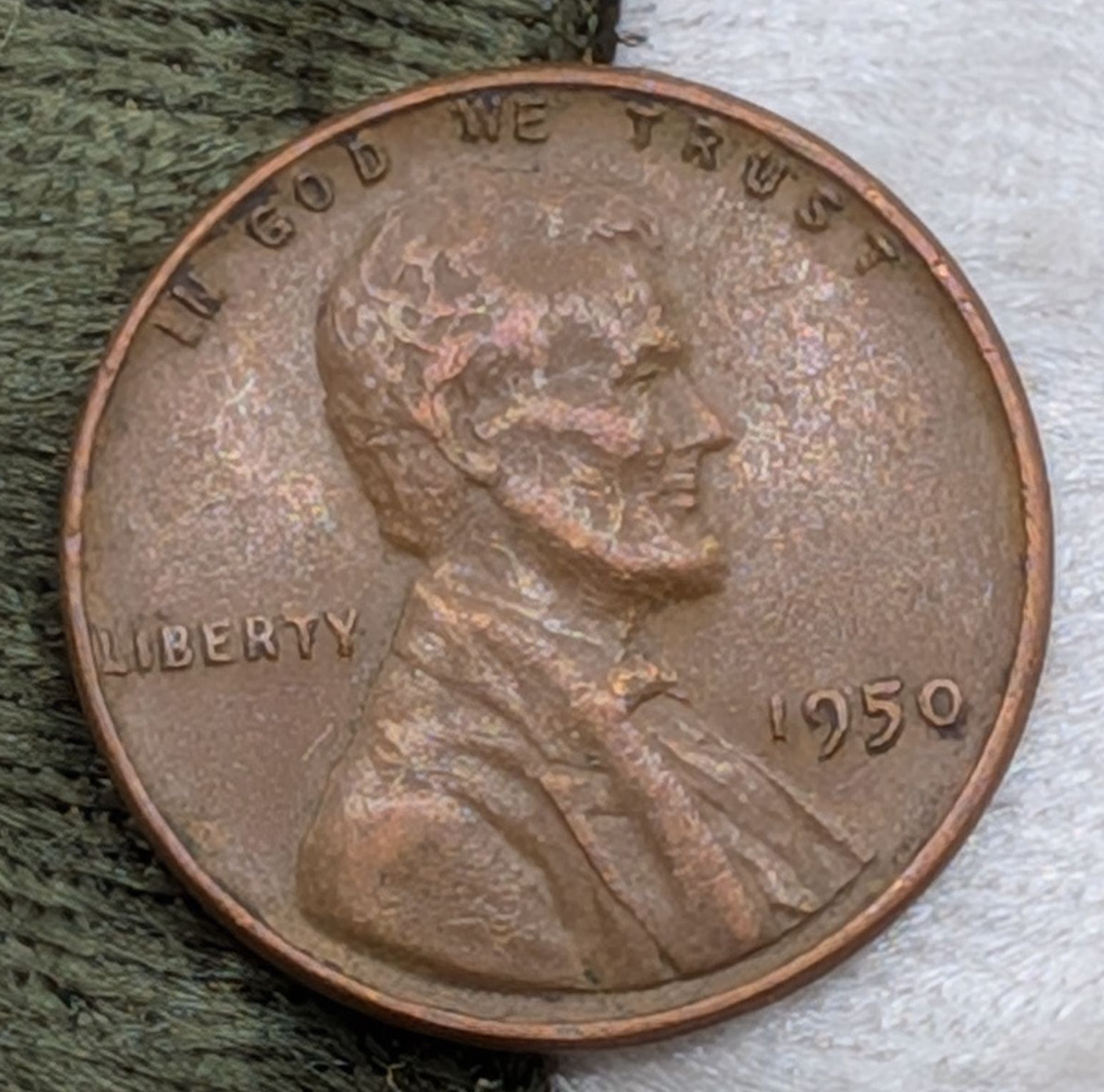 1950 Lincoln Wheat cent