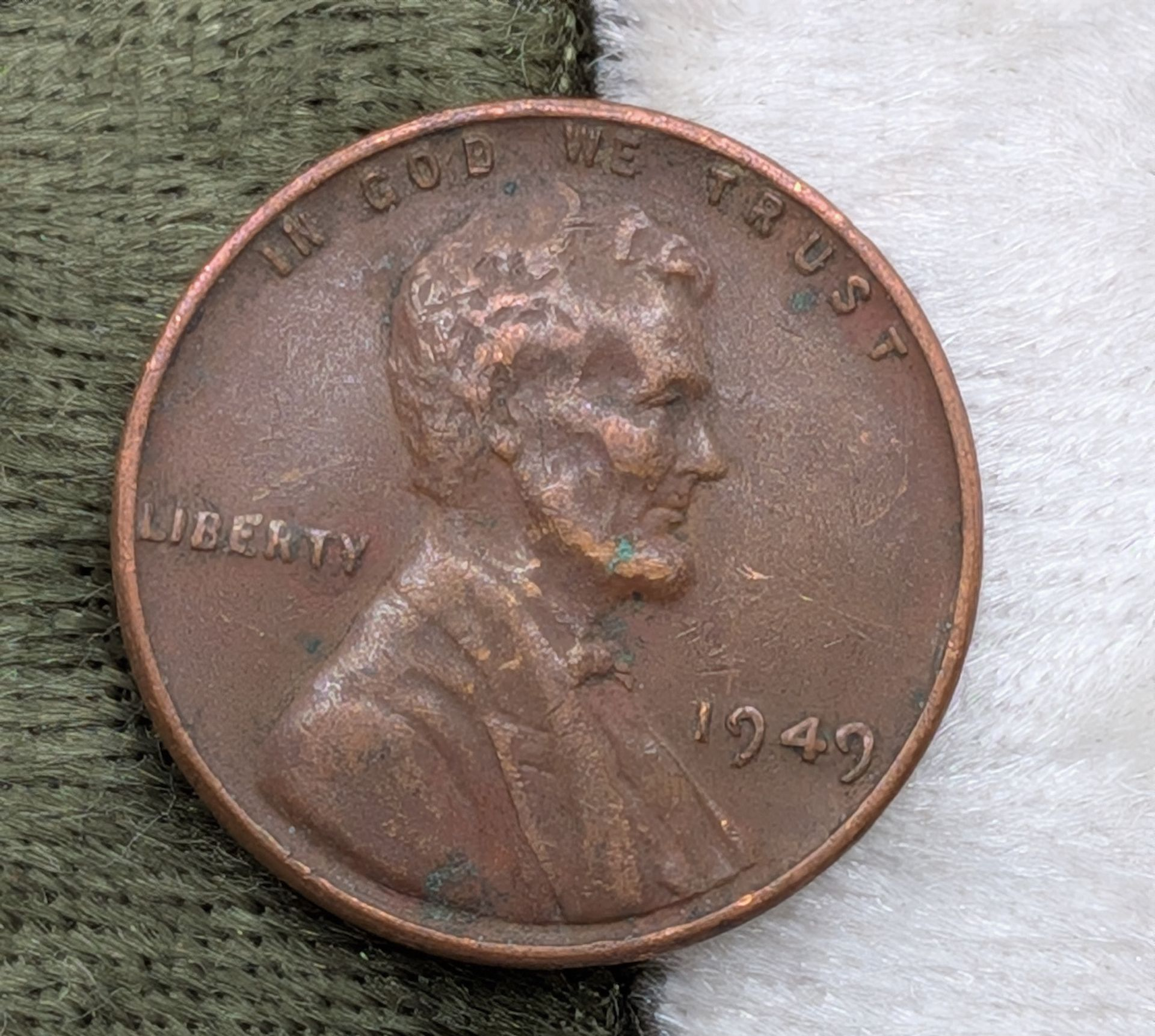 1949 Lincoln Wheat cent