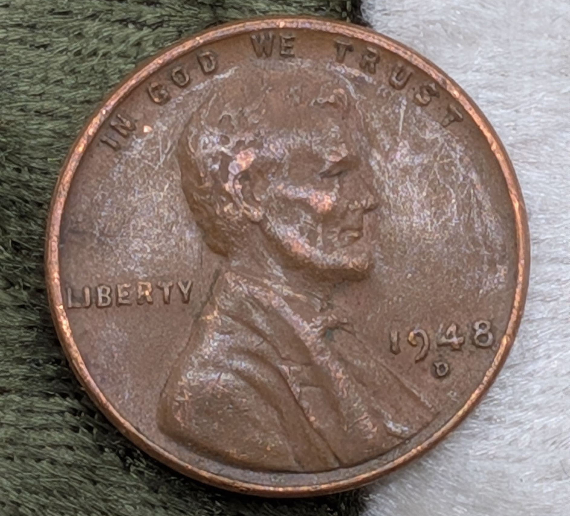 1948-D Lincoln Wheat cent