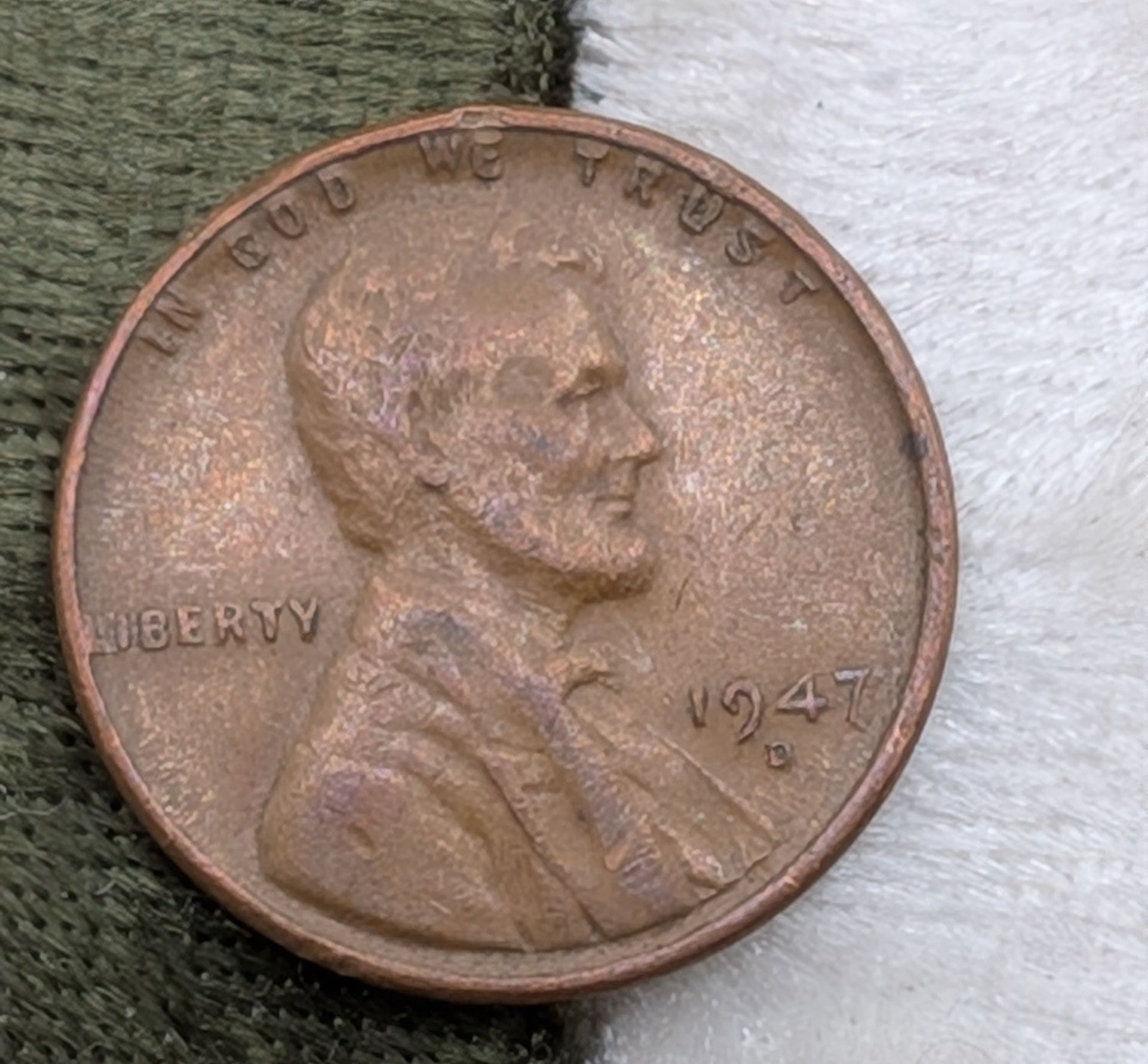 1947-D Lincoln Wheat cent