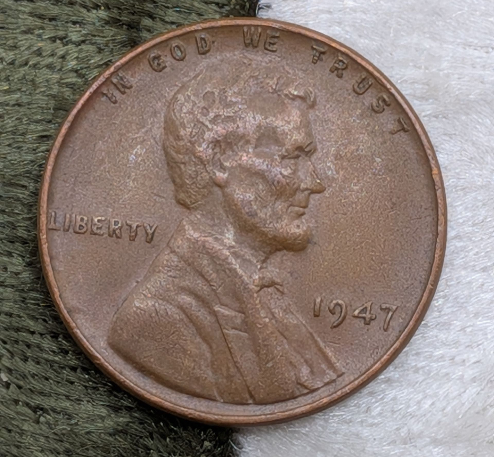 1947 Lincoln wheat cent
