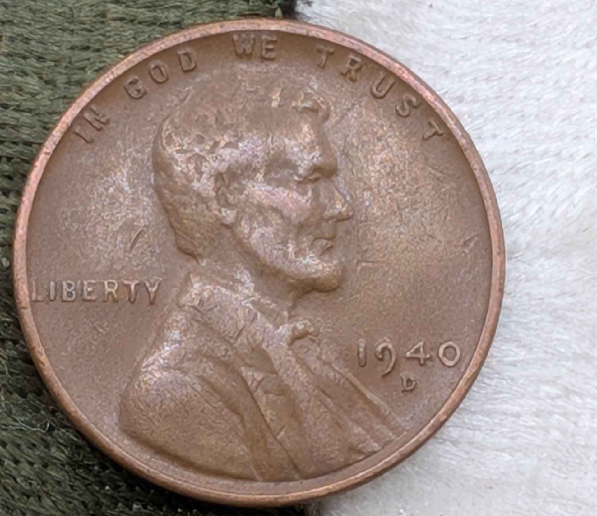 1940-D Lincoln cent