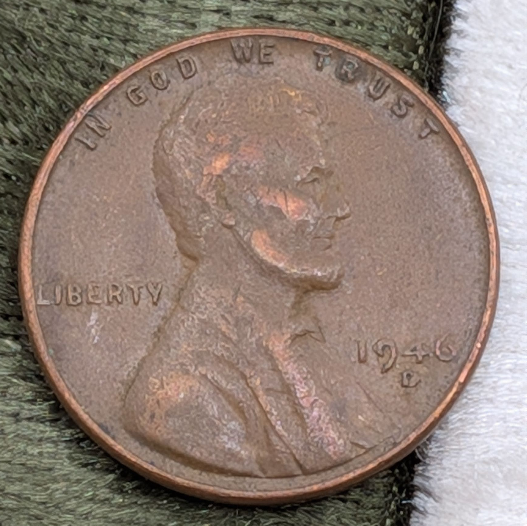 1946-D Lincoln Wheat cent
