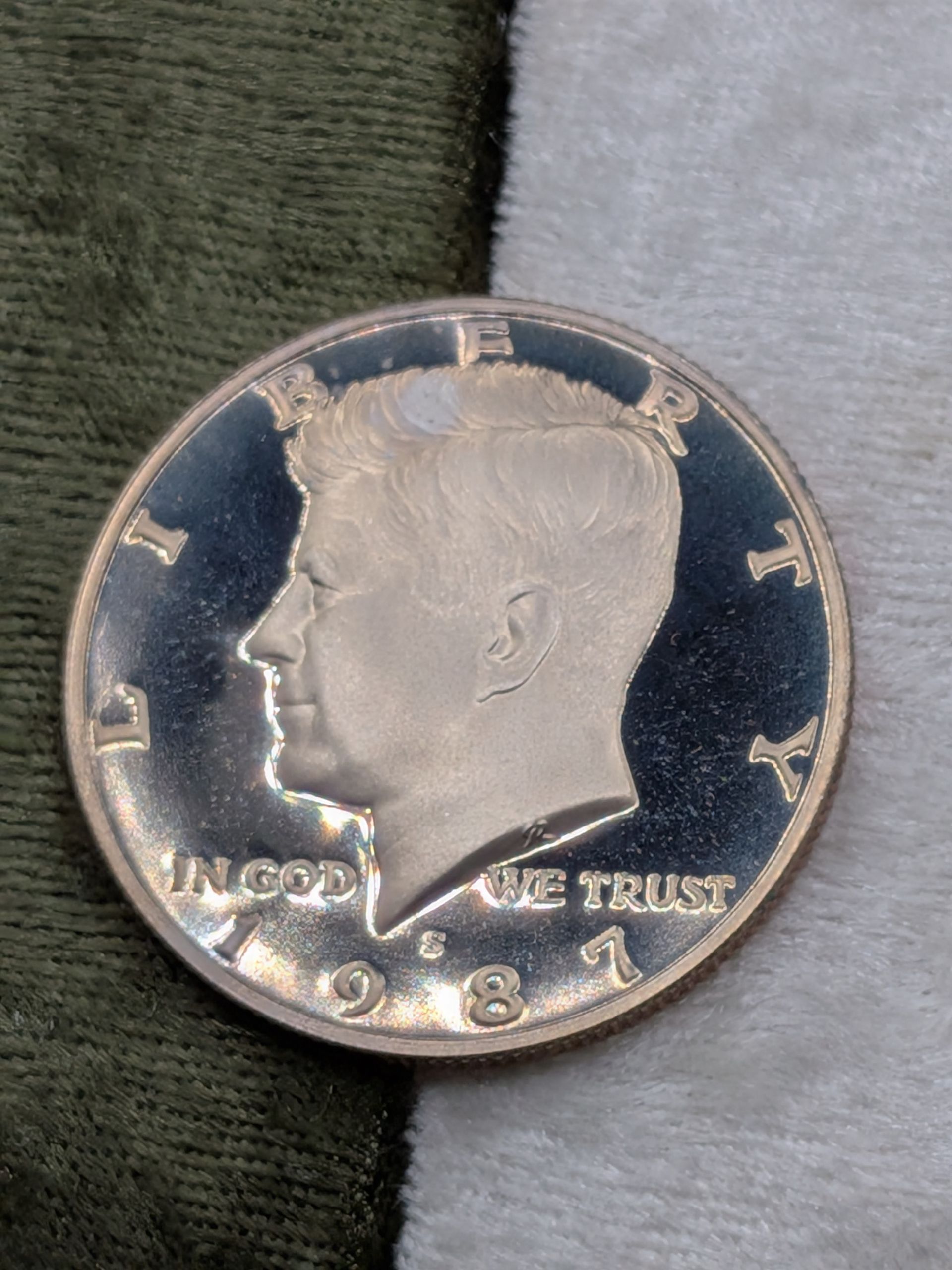 1987-S Kennedy Half dollar