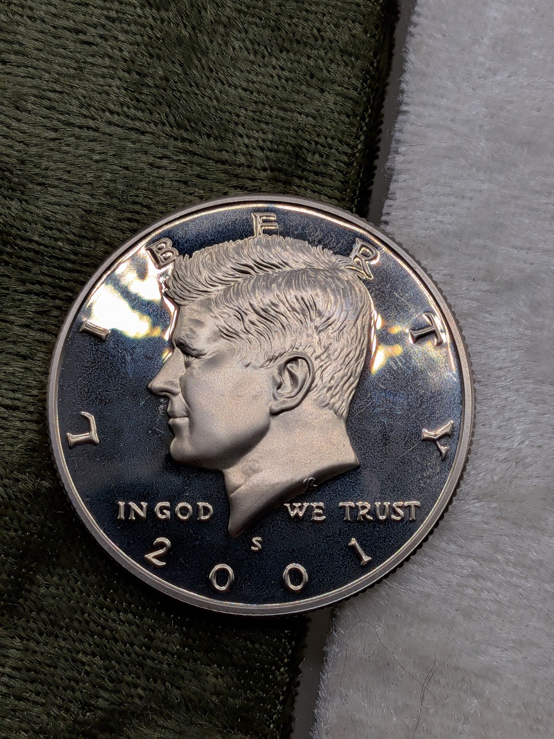 2001-S Silver Kennedy Half dollar