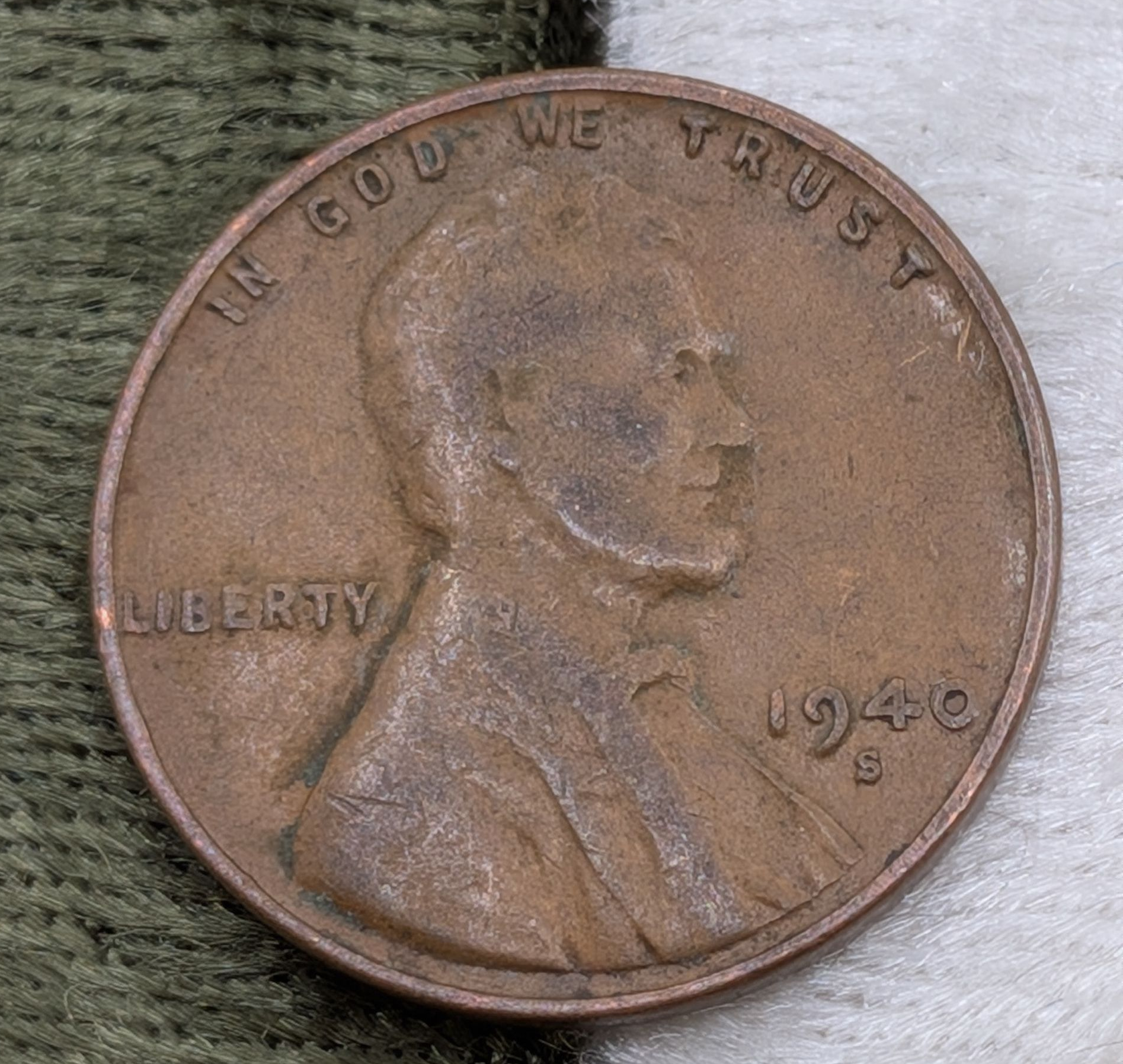 1940-S Lincoln cent