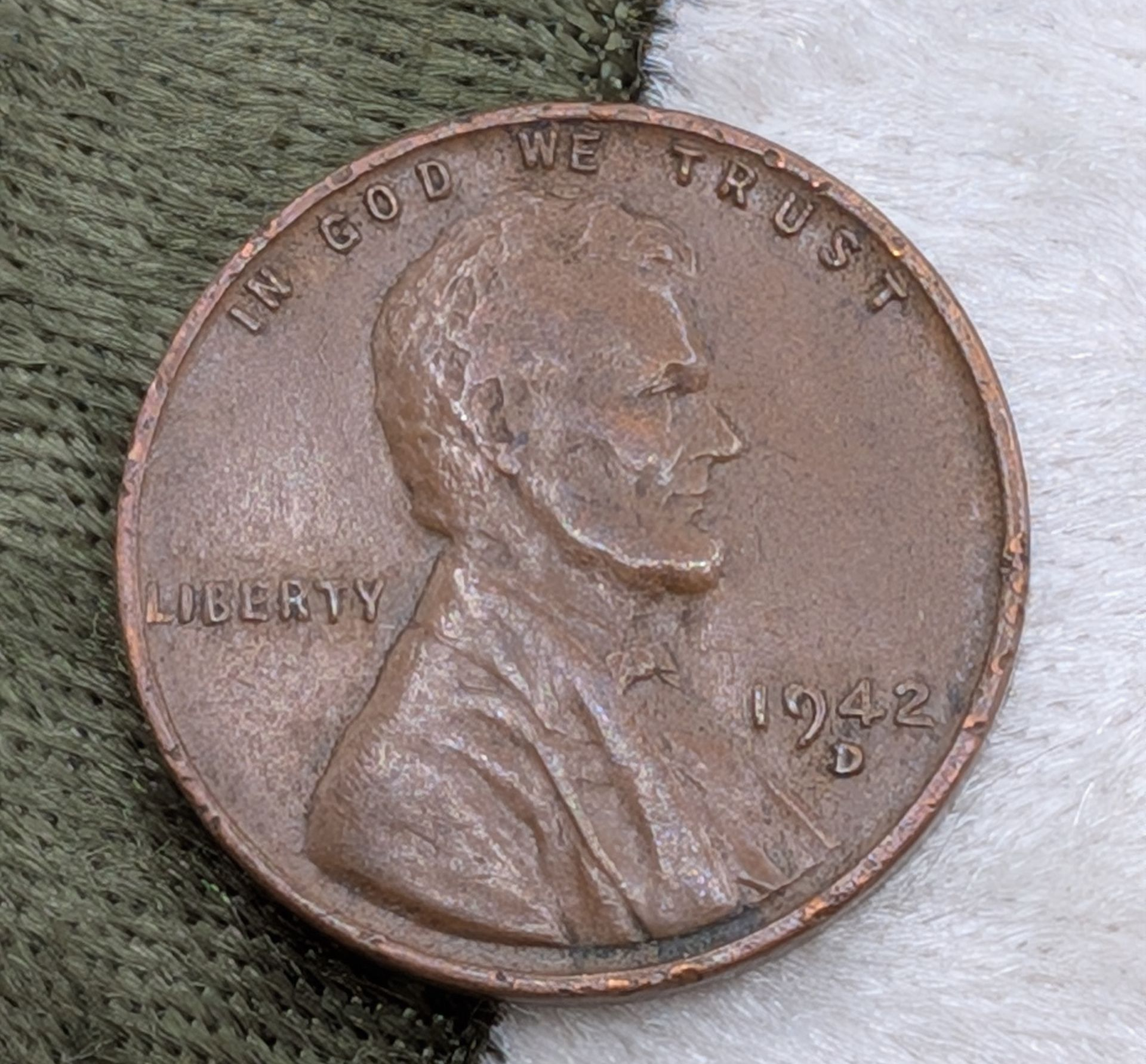1942-D Lincoln cent