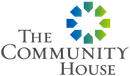 The Community House logo with gray text and a circular blue, green, and yellow icon