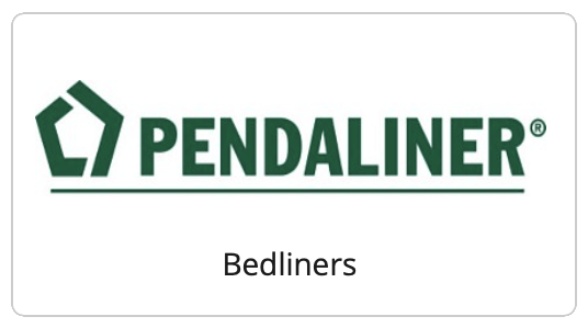 Pendaliner logo with green geometric shape and text 