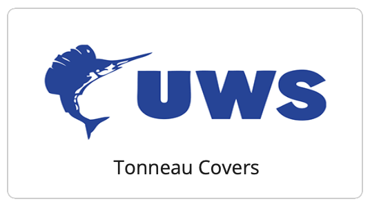 UWS logo featuring a blue swordfish and the letters 