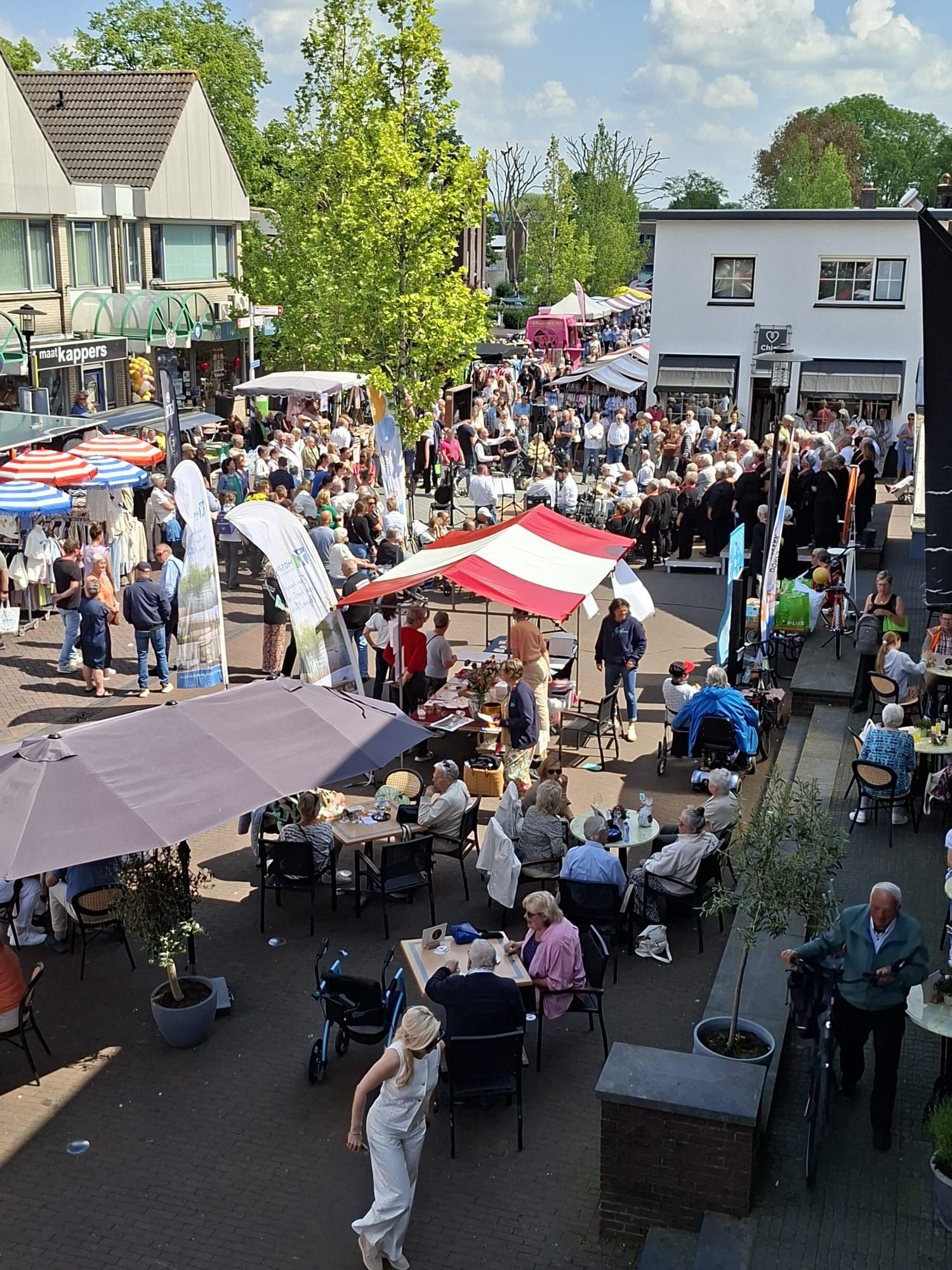Sfeerbeeld van het korenfestival