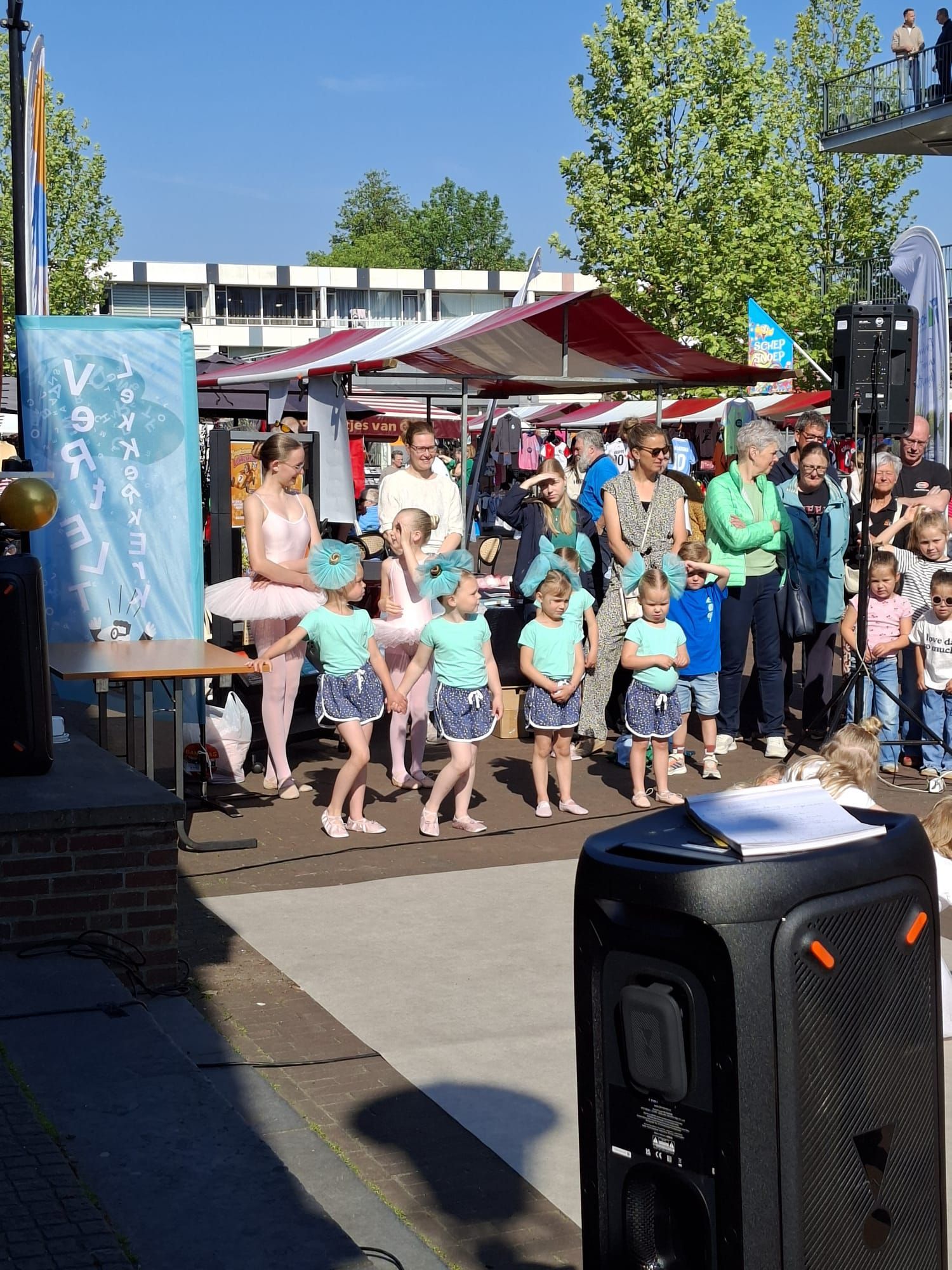 Optreden tijdens het korenfestival