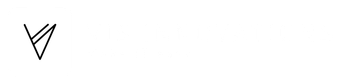 A black outline of a V-shaped icon with a single diagonal line inside the upper right segment.
