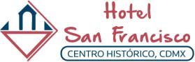 A logo for hotel san francisco centro historico cdmx