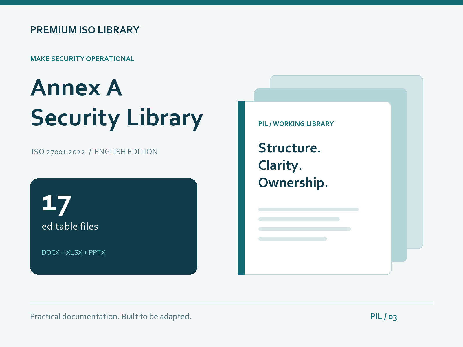 Annex A Security Library — 17 selected English security policy and operational files